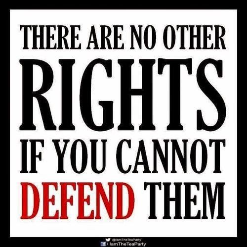 2nd amendment - there are no rights if you can't defend them